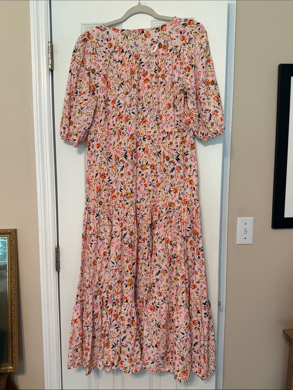 Petal & Pup Pink Floral Maxi Dress - Picture 2 of 6